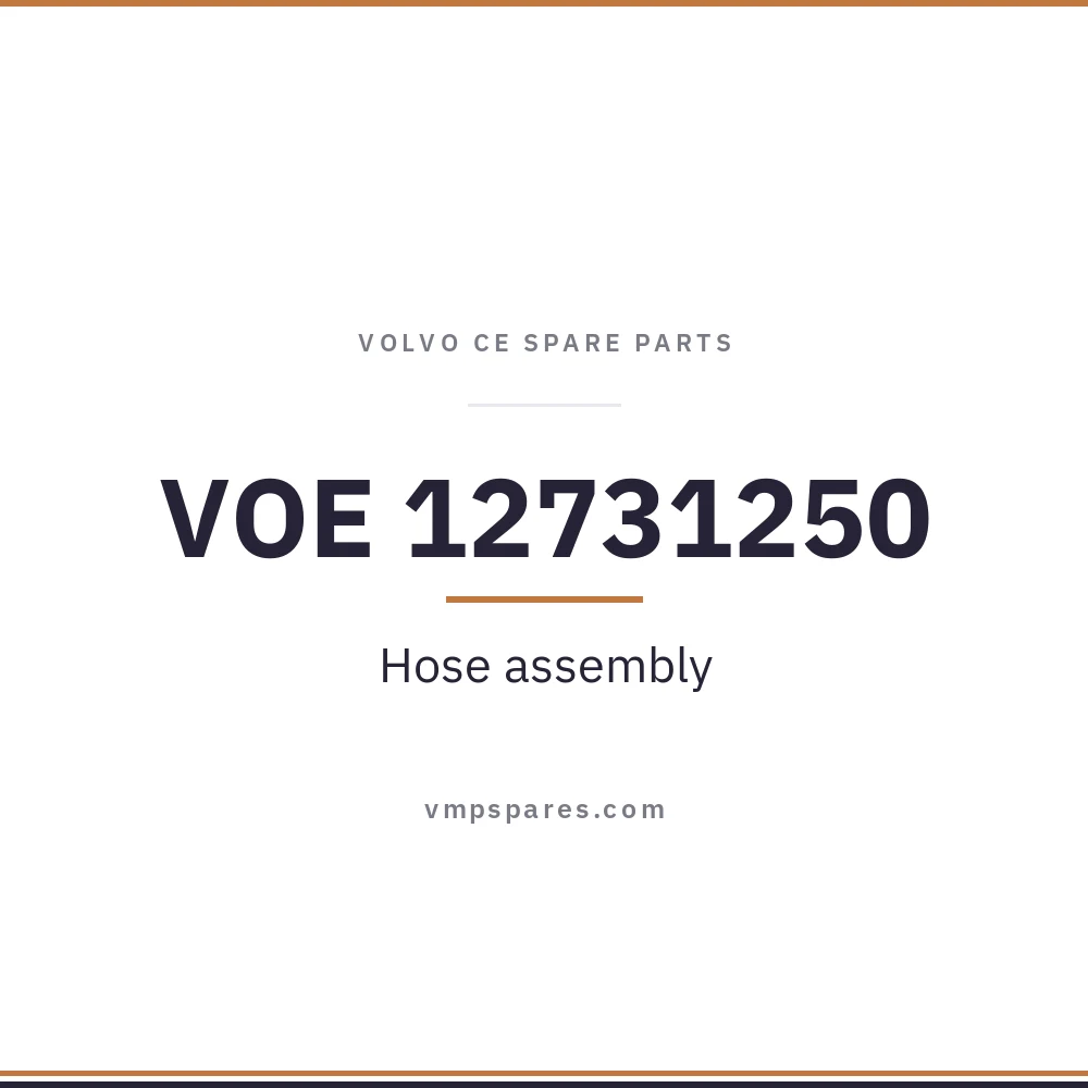 VOE 12731250 – Hose assembly