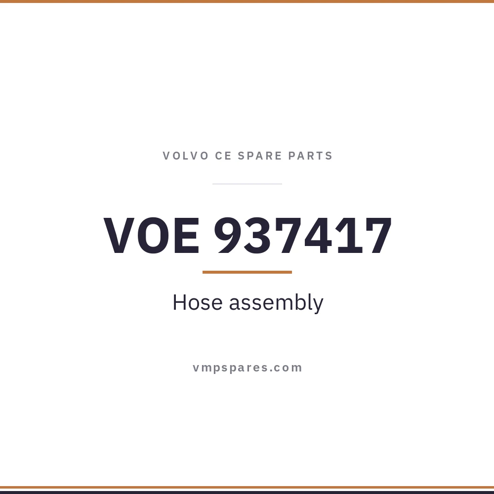 VOE 937417 – Hose assembly