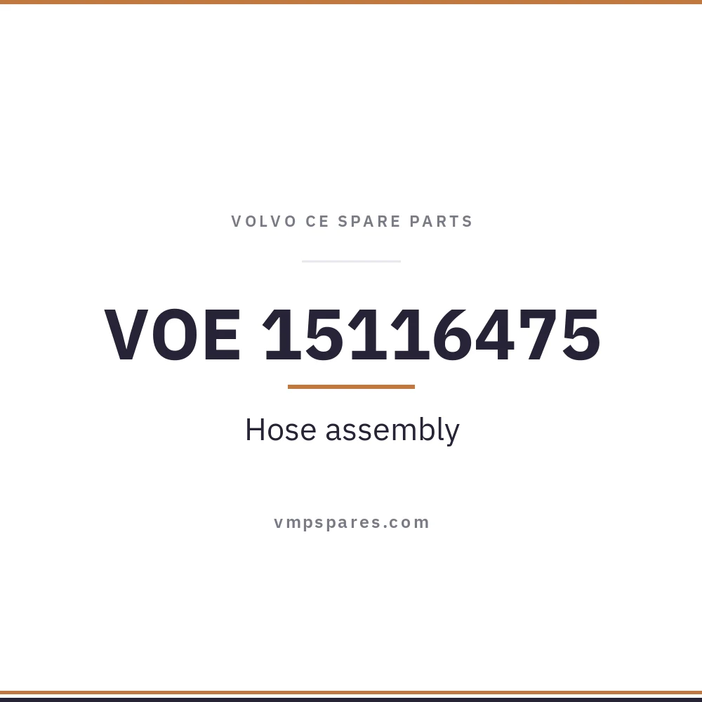 VOE 15116475 – Hose assembly