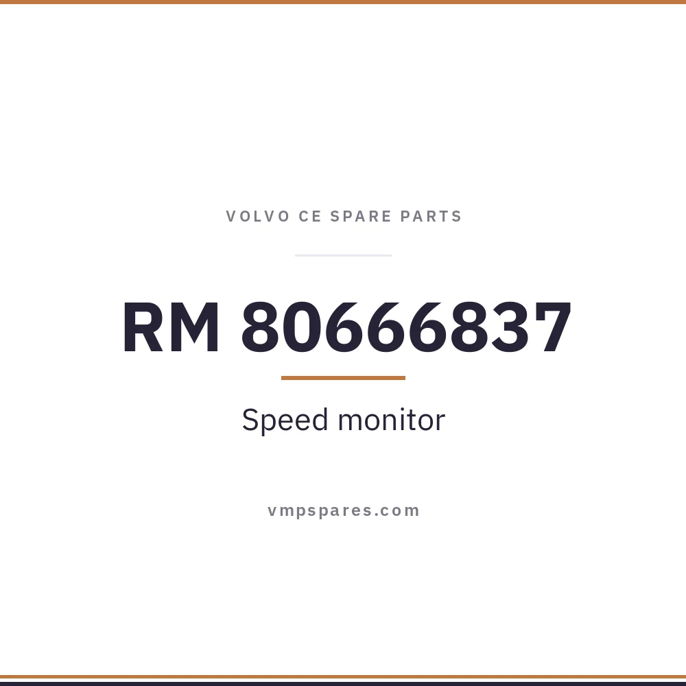 RM 80666837 – Speed monitor