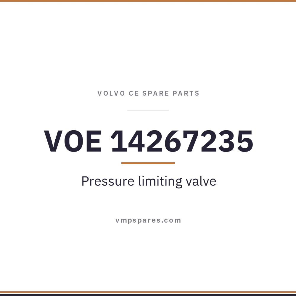VOE 14267235 – Pressure limiting valve