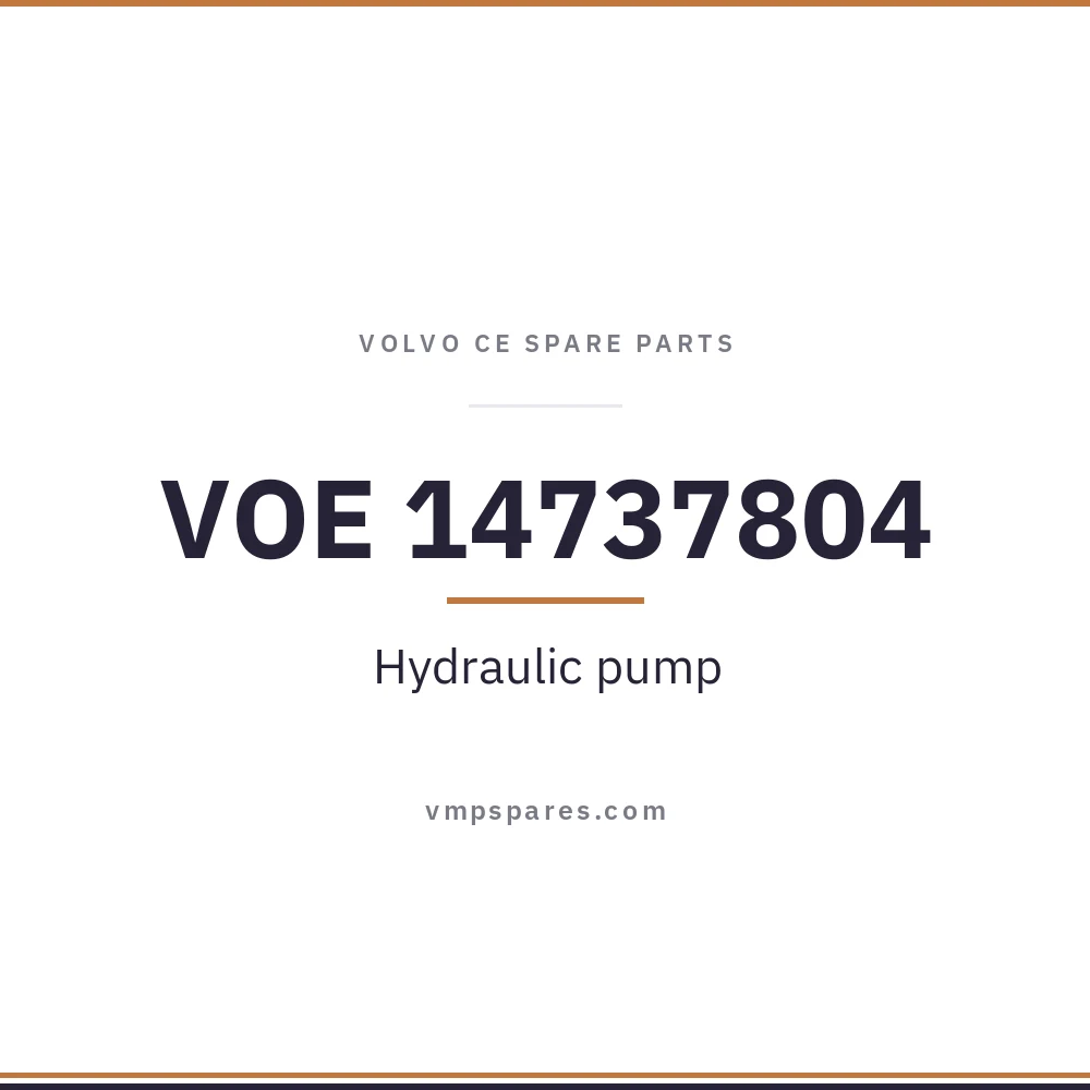 VOE 14737804 – Hydraulic pump