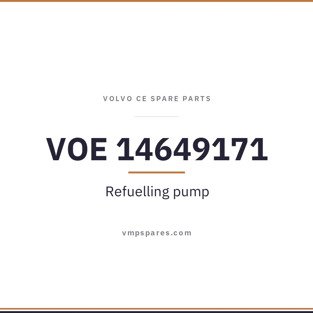 VOE 14649171 – Refuelling pump