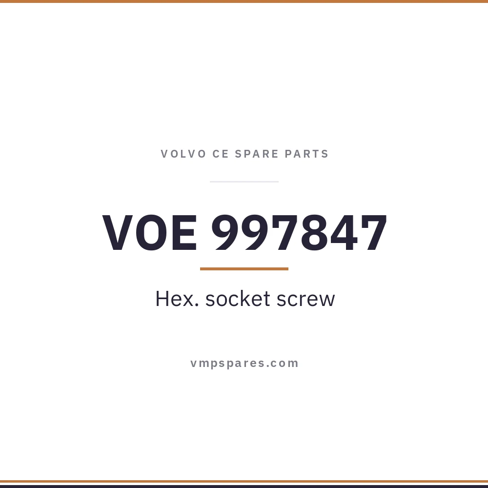 VOE 997847 – Hex. socket screw