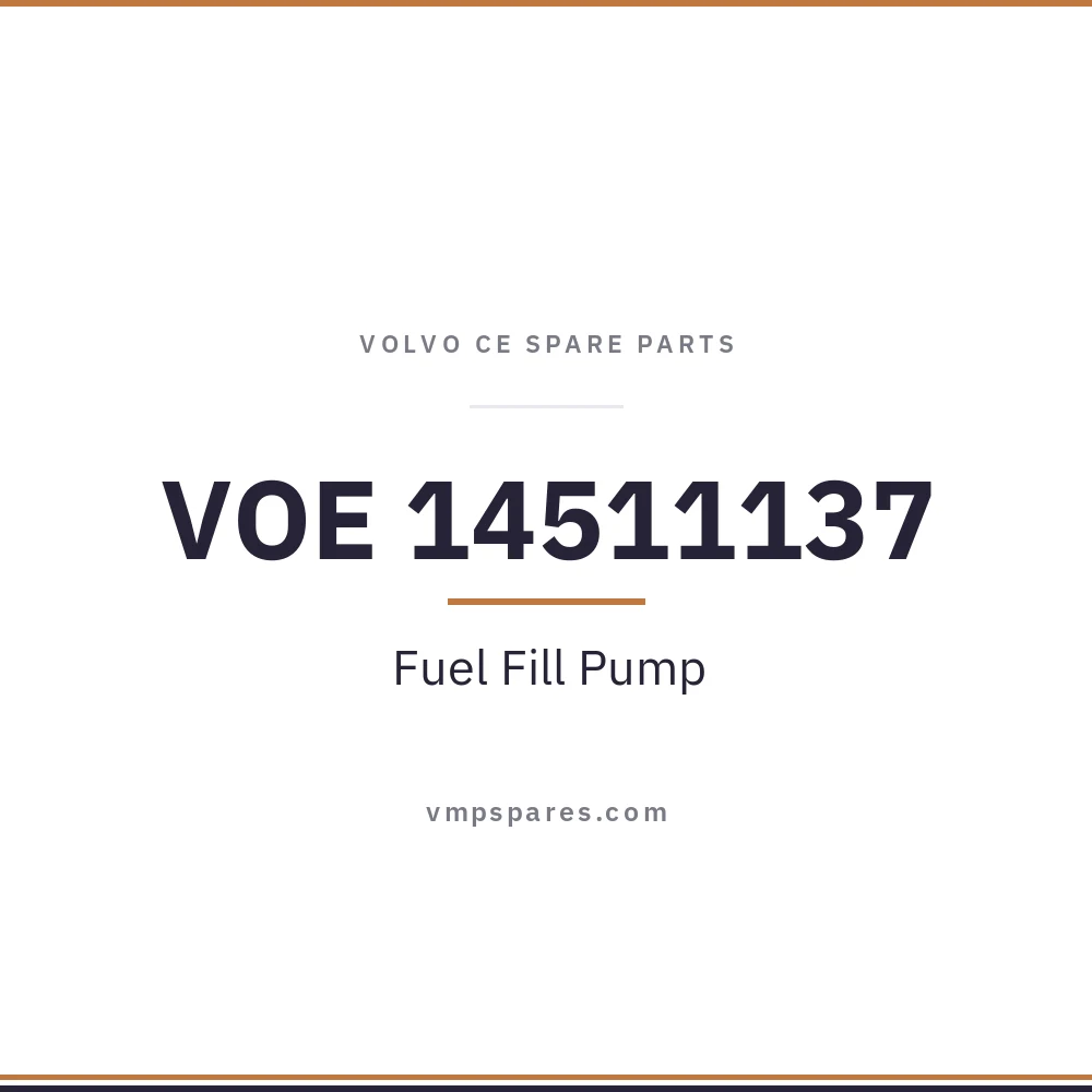 VOE 14511137 – Fuel Fill Pump