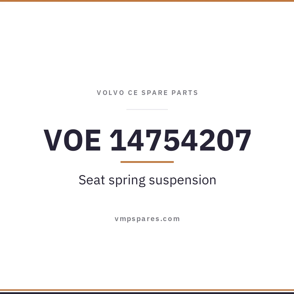 VOE 14754207 – Seat spring suspension