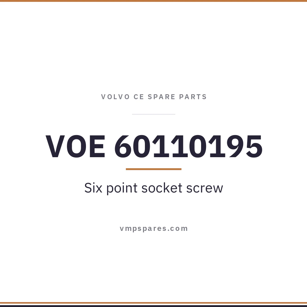 VOE 60110195 – Six point socket screw
