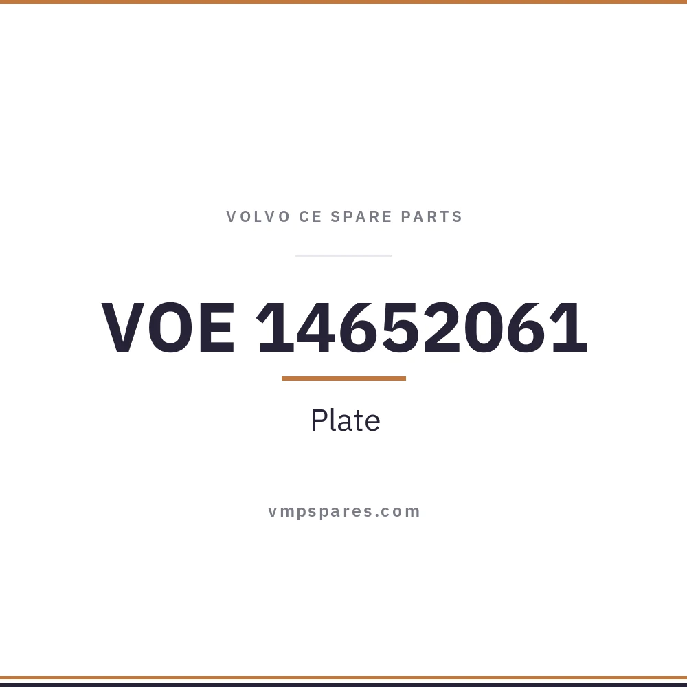 VOE 14652061 – Plate
