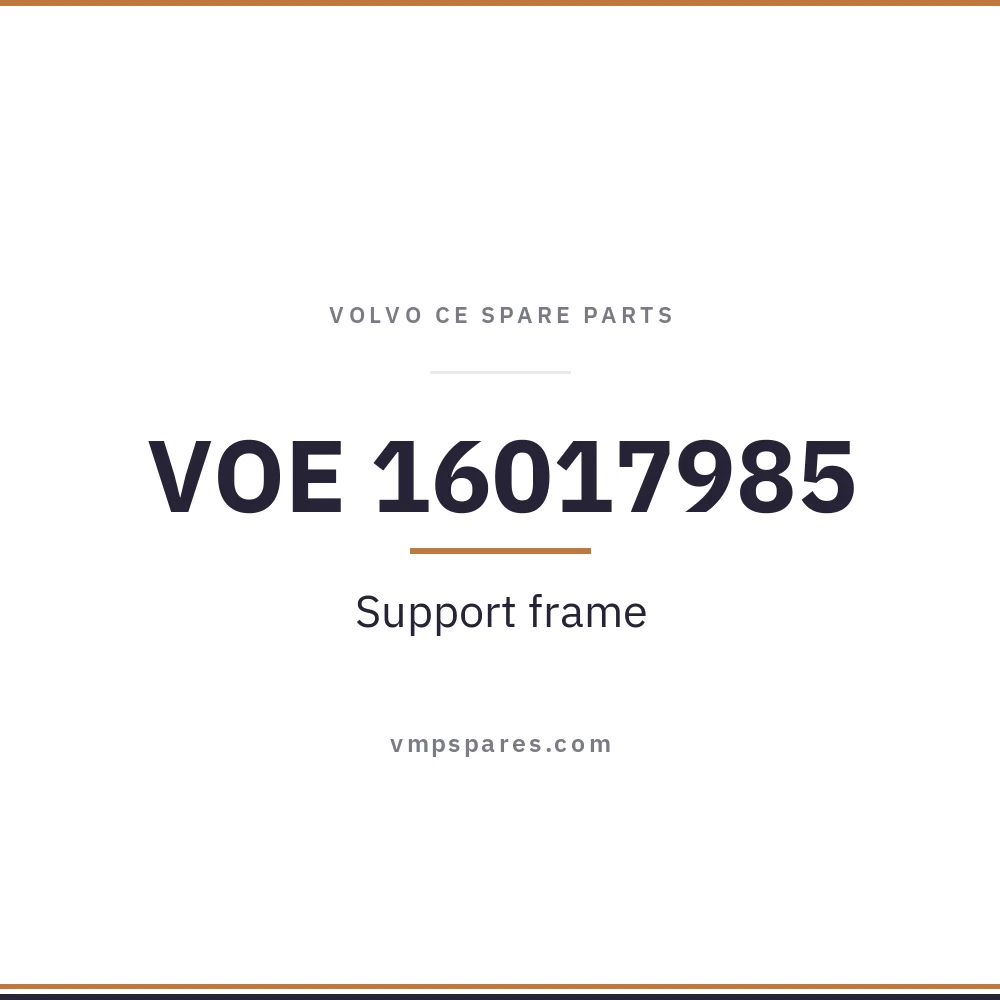 VOE 16017985 – Support frame