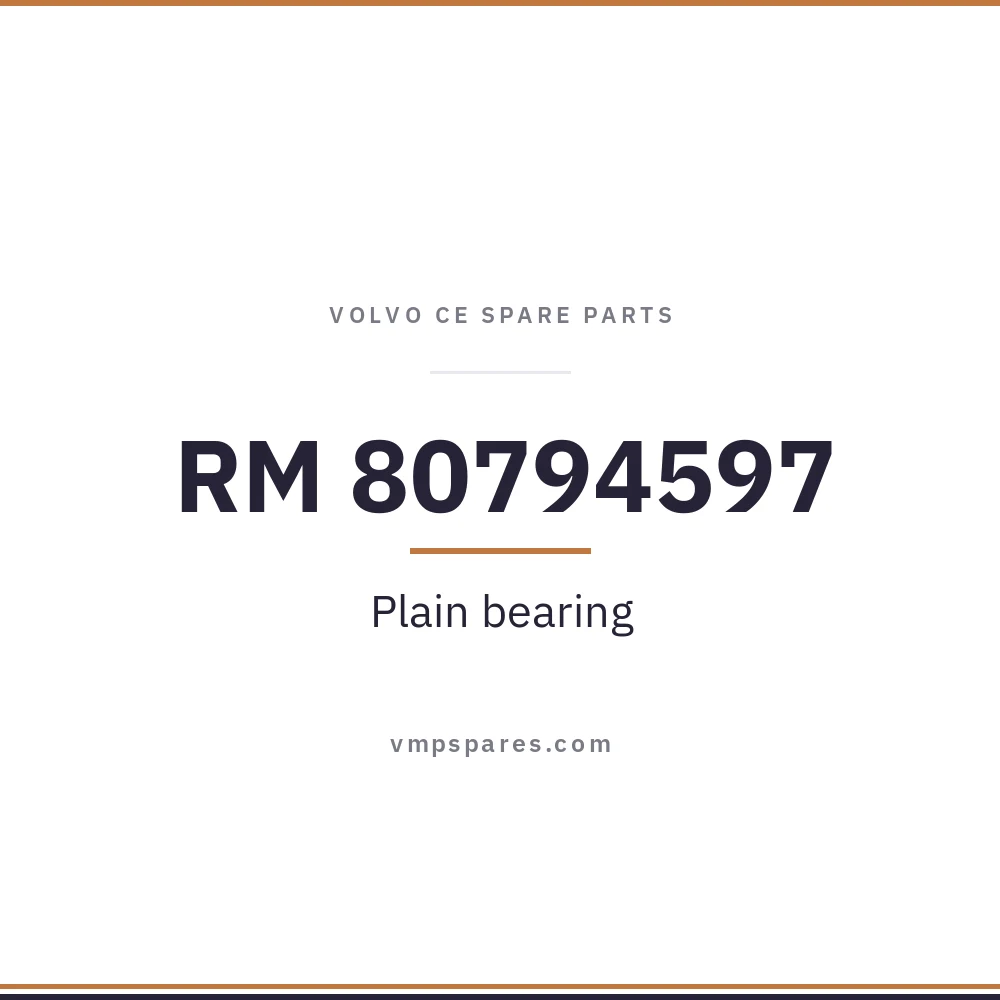 RM 80794597 – Plain bearing