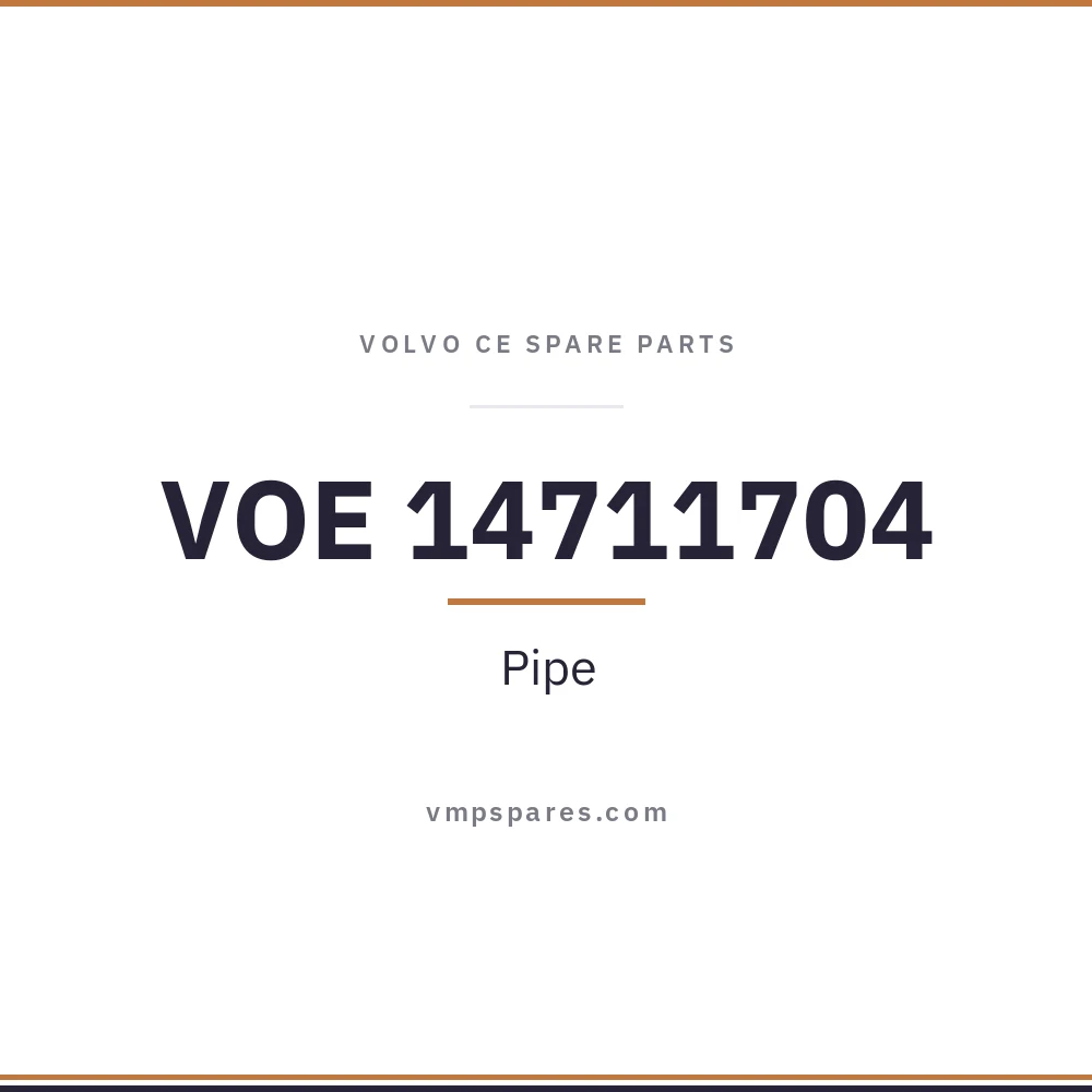 VOE 14711704 – Pipe