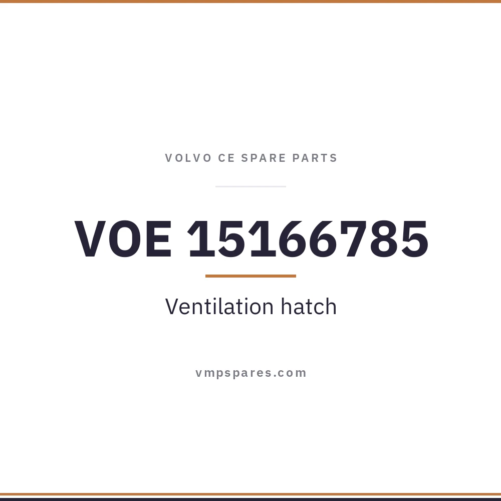 VOE 15166785 – Ventilation hatch