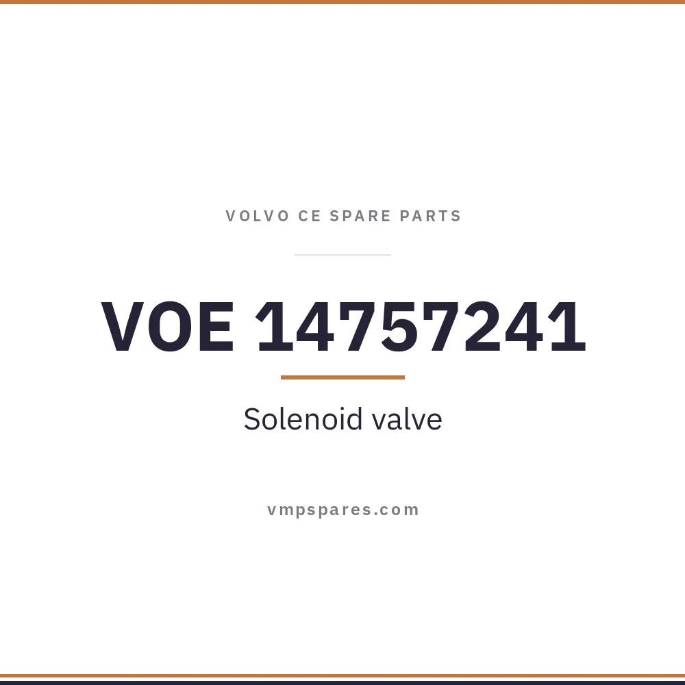 VOE 14757241 – Solenoid valve
