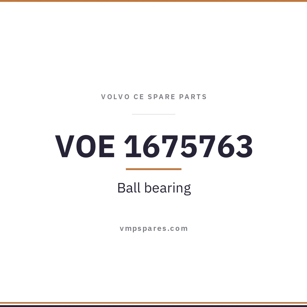 VOE 1675763 – Ball bearing