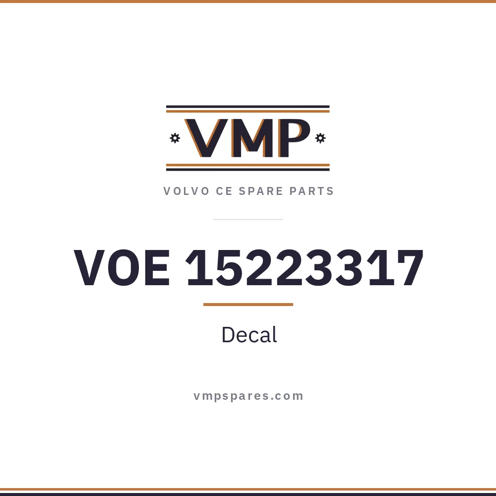 VOE 15223317 – Decal