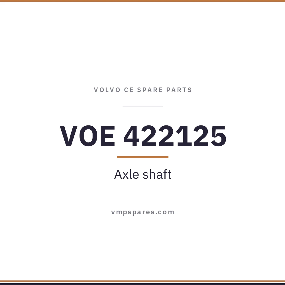 VOE 422125 – Axle shaft