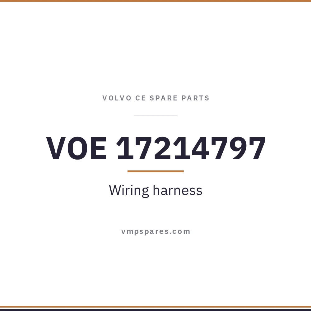 VOE 17214797 – Wiring harness
