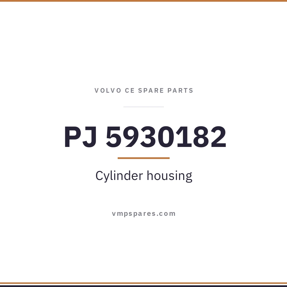 PJ 5930182 – Cylinder housing