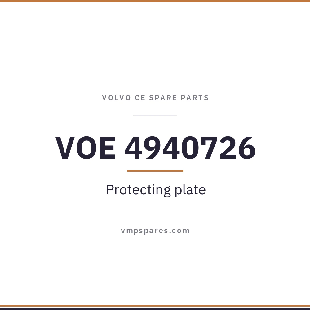 VOE 4940726 – Protecting plate
