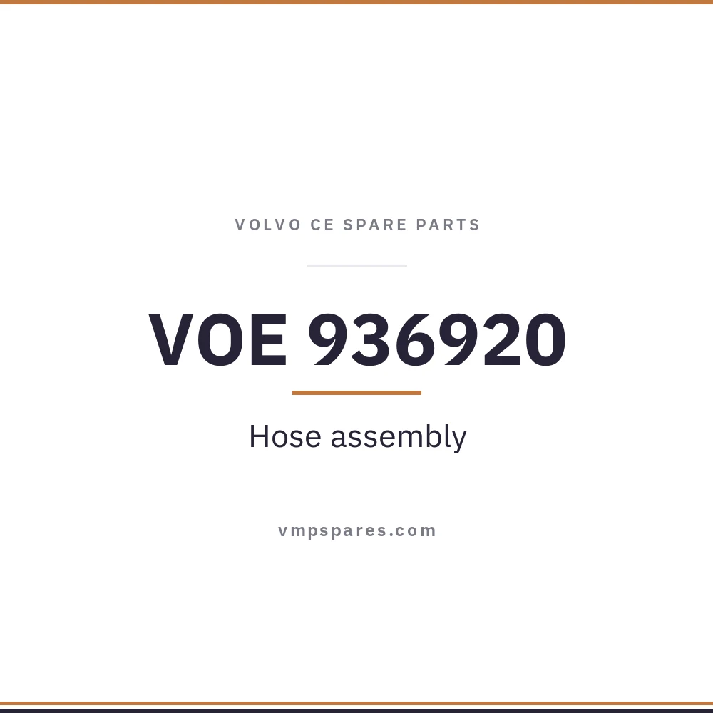 VOE 936920 – Hose assembly