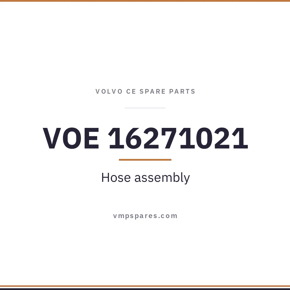 VOE 16271021 – Hose assembly