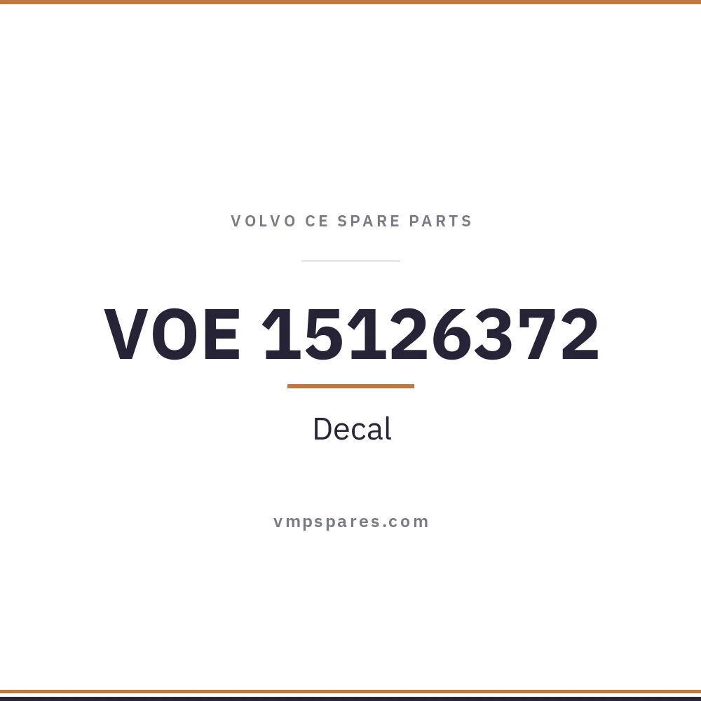 VOE 15126372 – Decal