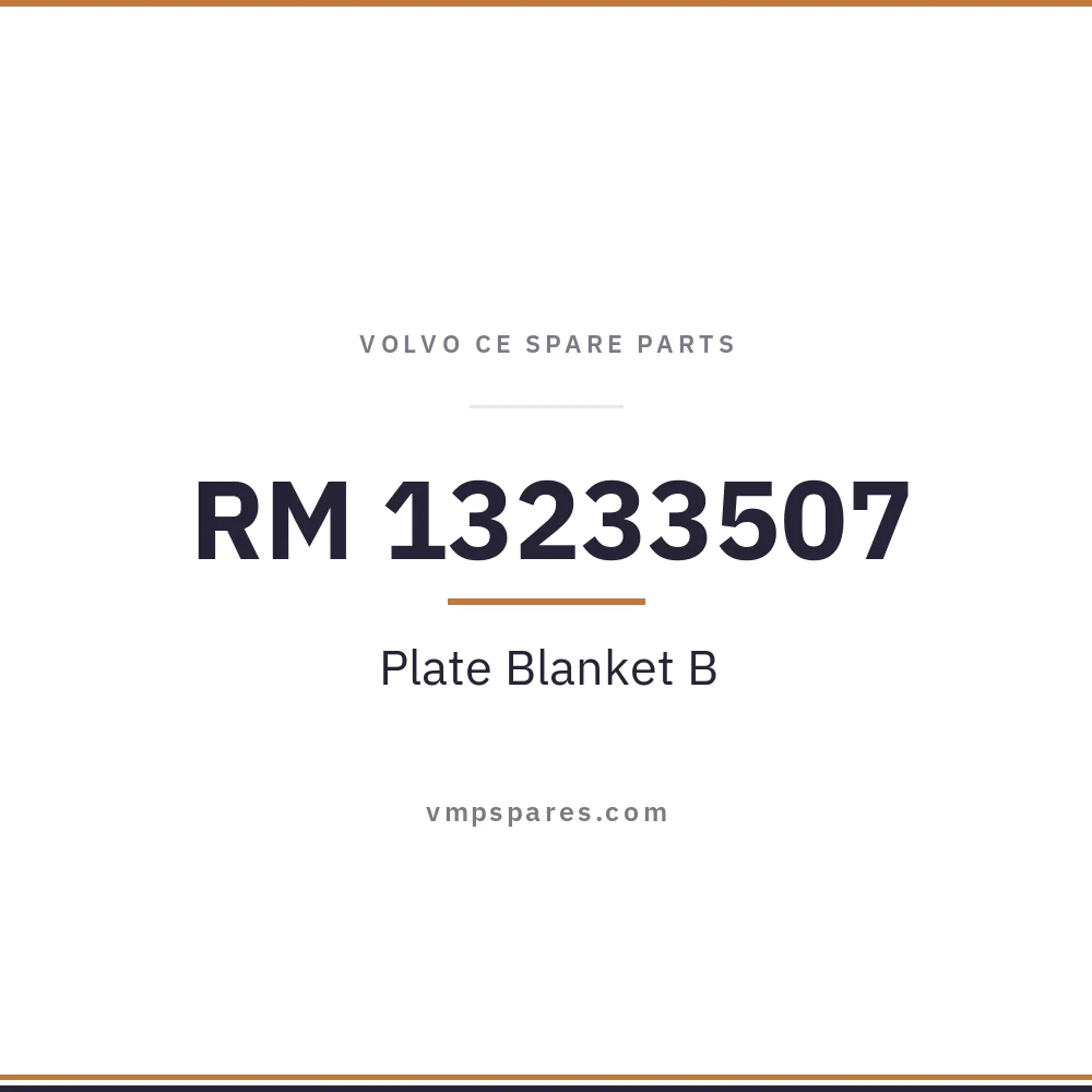 RM 13233507 – Plate Blanket B