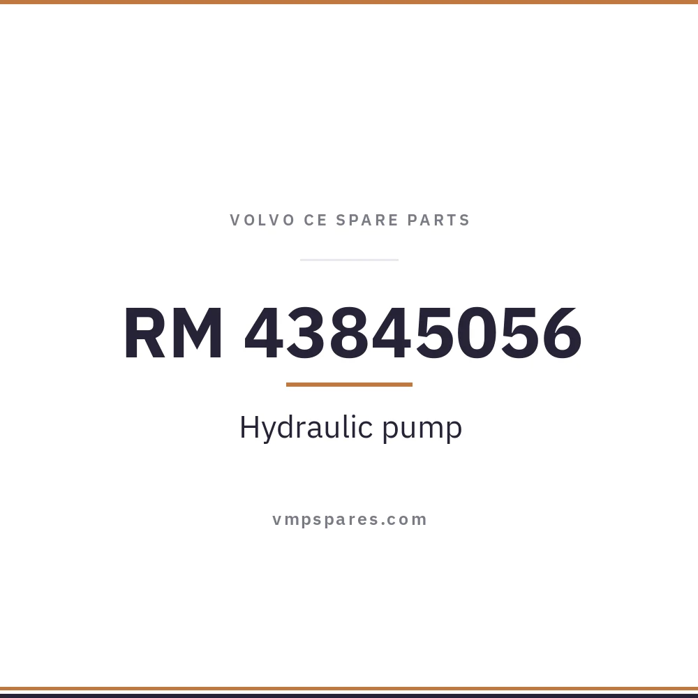 RM 43845056 – Hydraulic pump