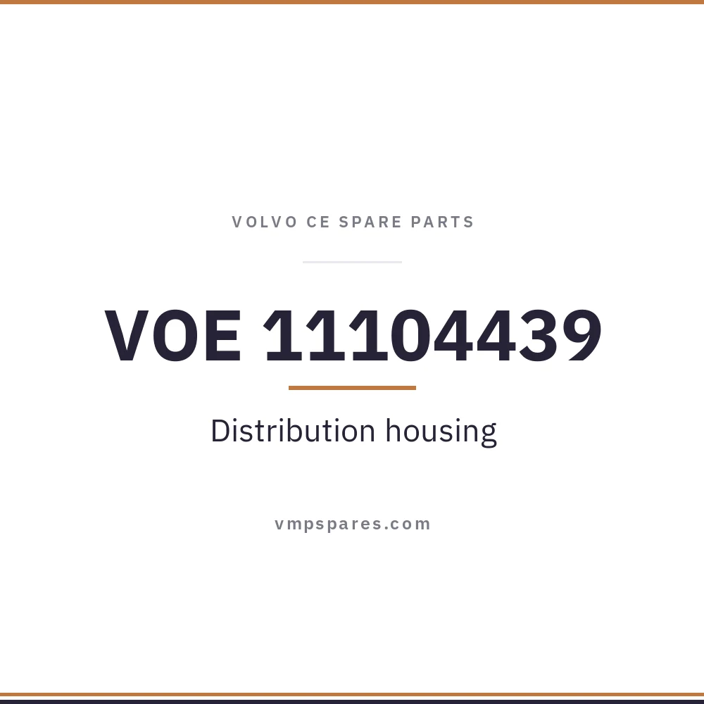 VOE 11104439 – Distribution housing