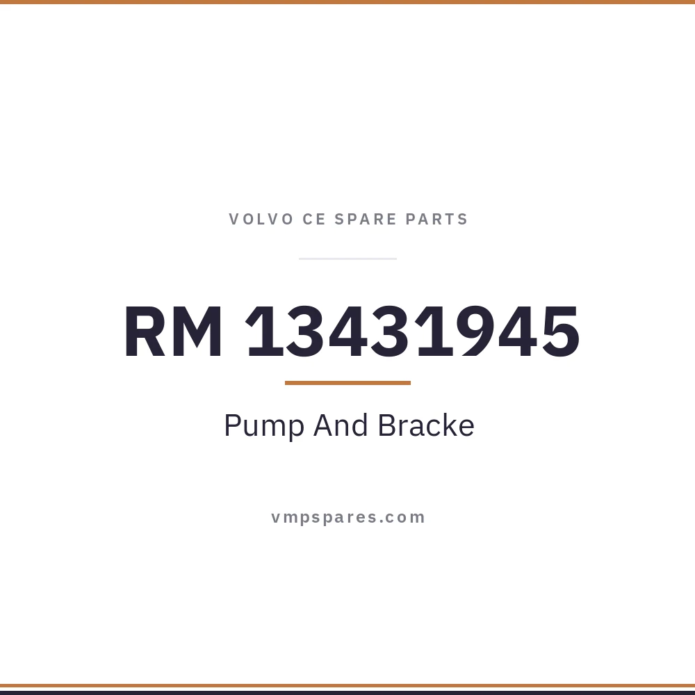 RM 13431945 – Pump And Bracke