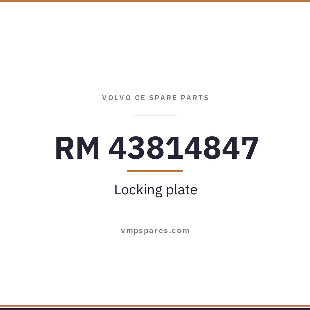 RM 43814847 – Locking plate