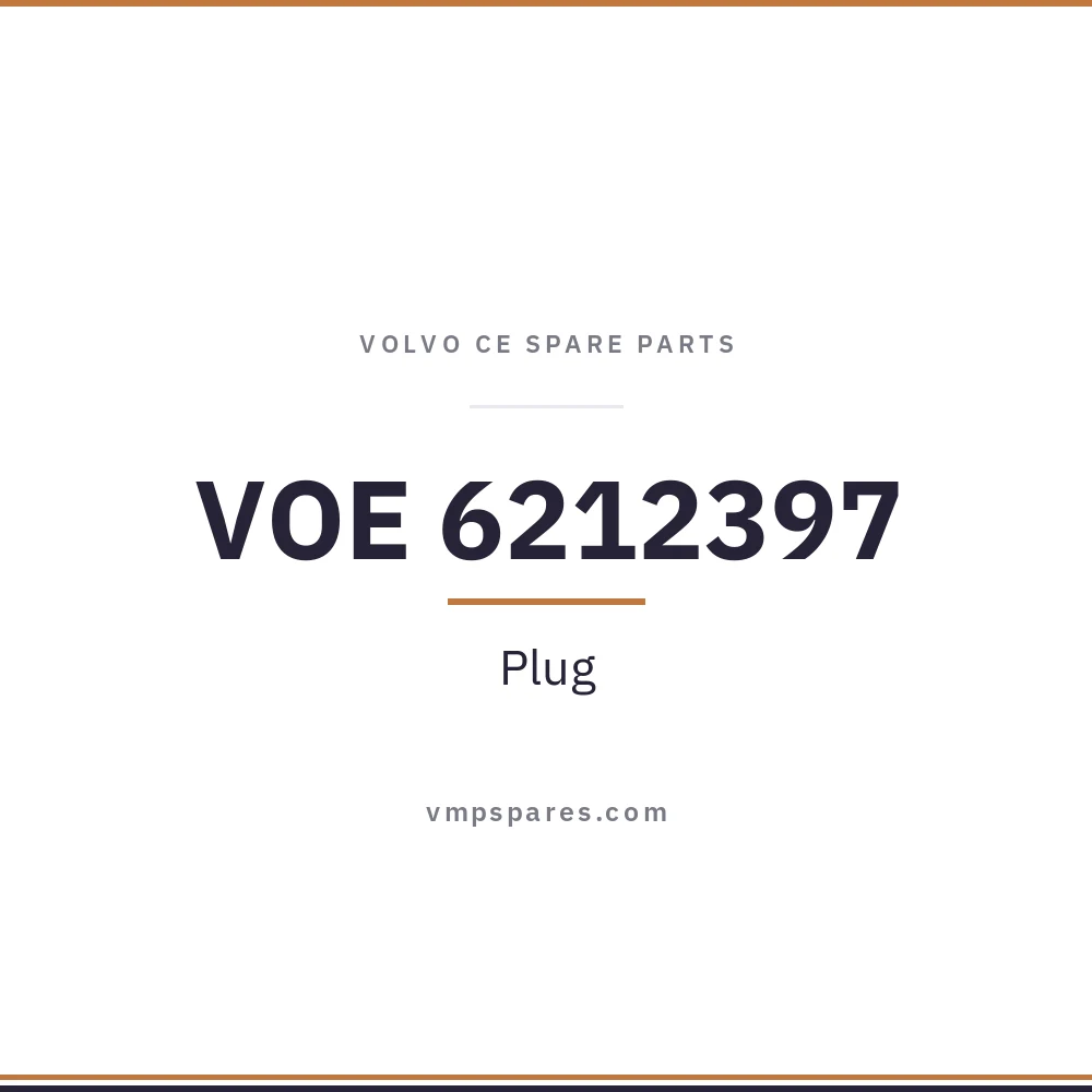VOE 6212397 – Plug