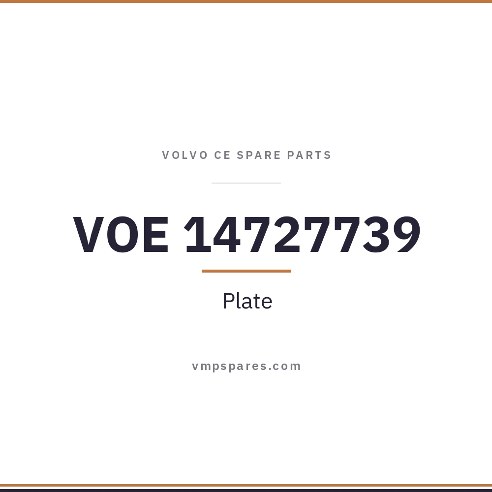 VOE 14727739 – Plate