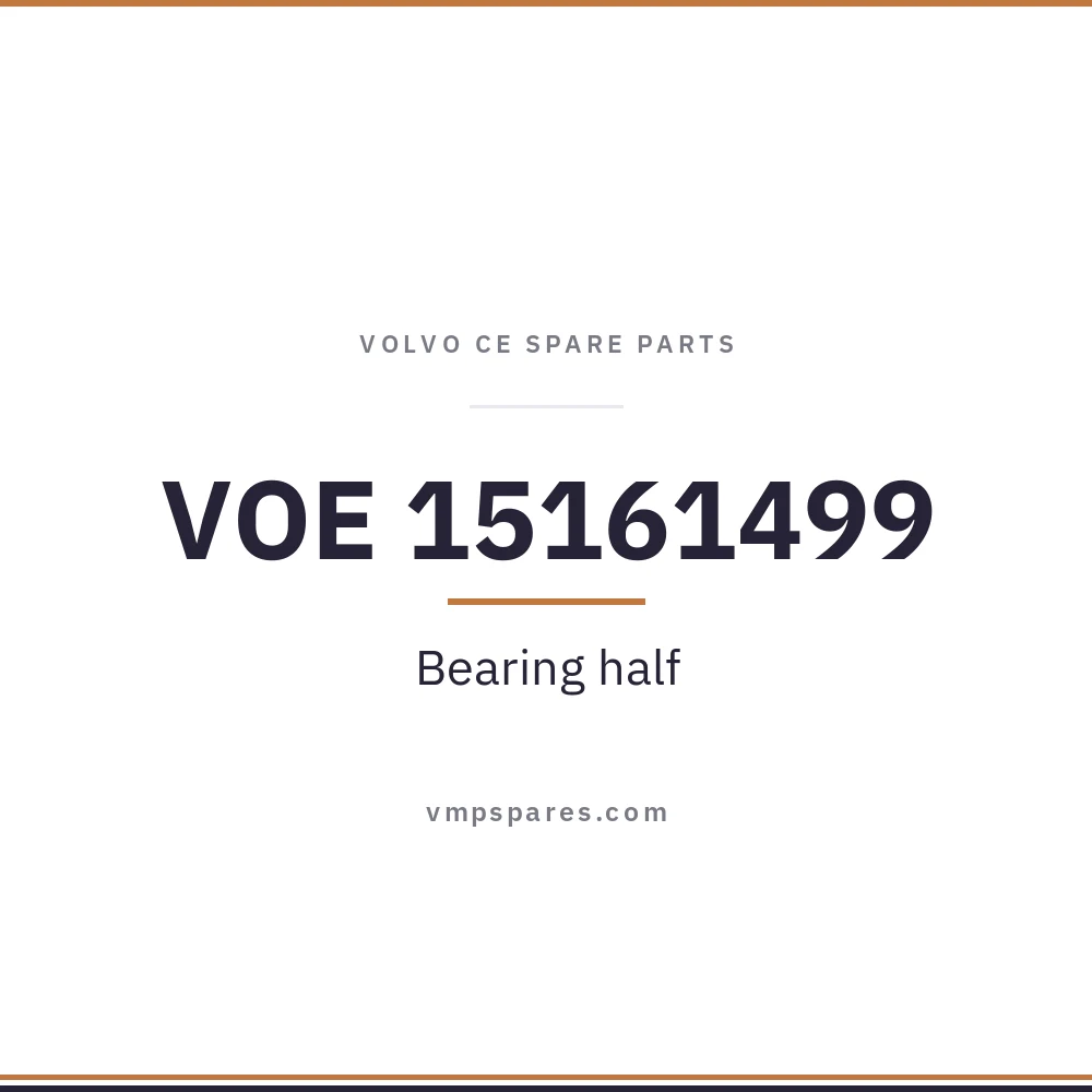 VOE 15161499 – Bearing half