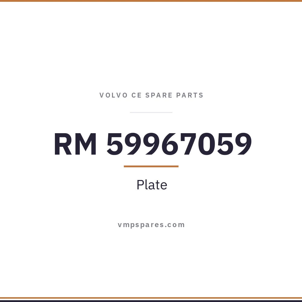 RM 59967059 – Plate