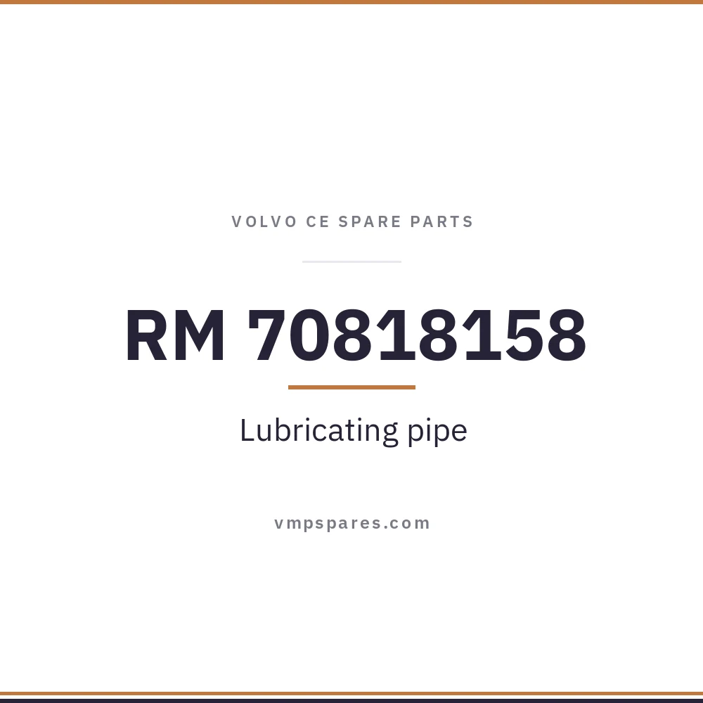 RM 70818158 – Lubricating pipe