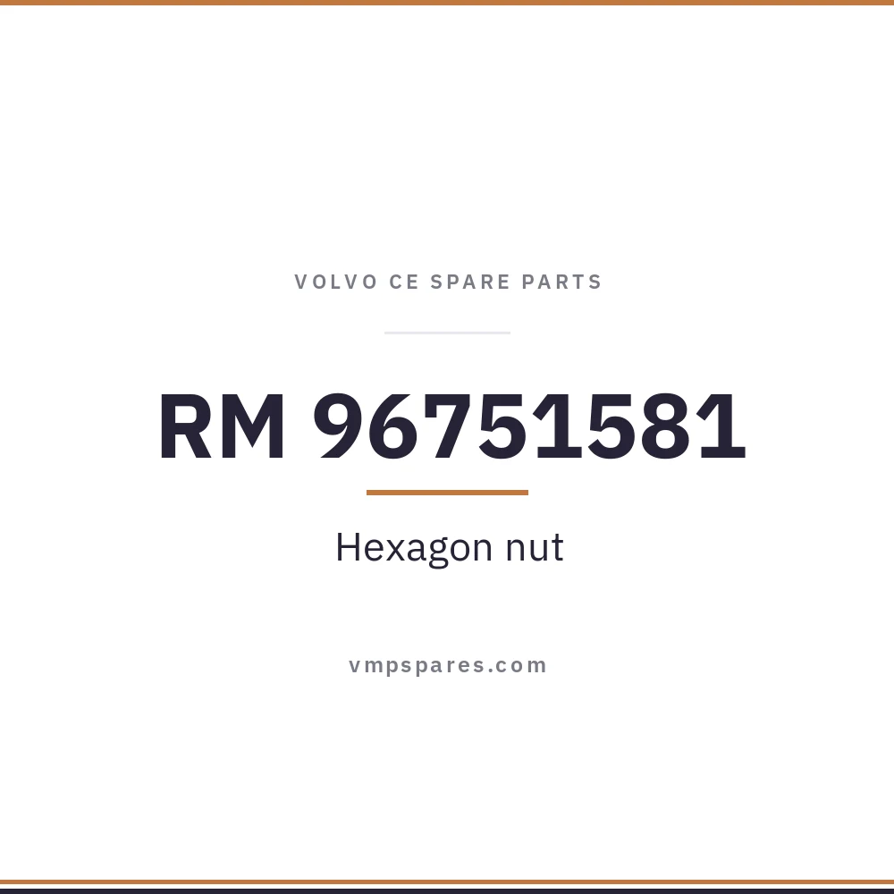 RM 96751581 – Hexagon nut