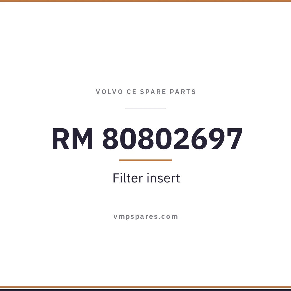 RM 80802697 – Filter insert