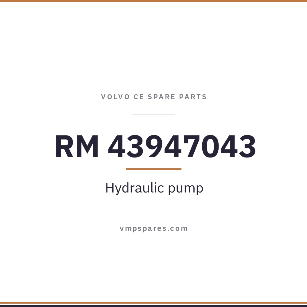 RM 43947043 – Hydraulic pump