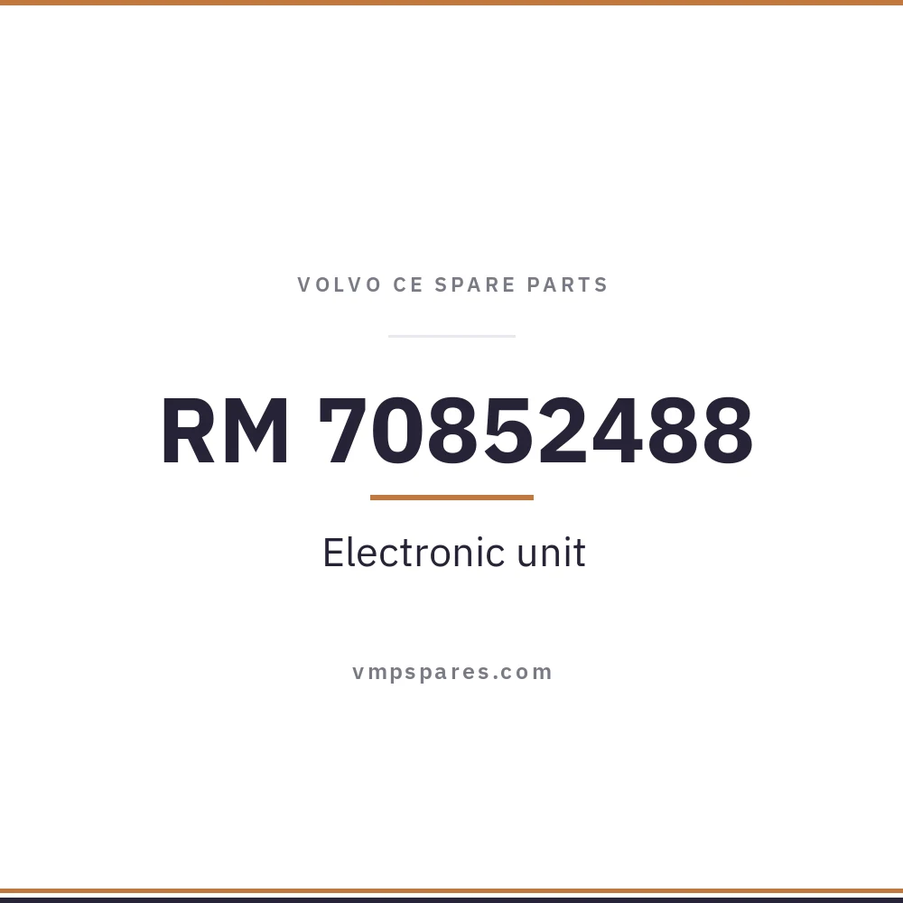 RM 70852488 – Electronic unit