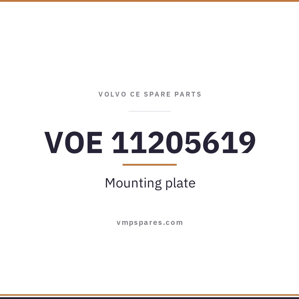 VOE 11205619 – Mounting plate