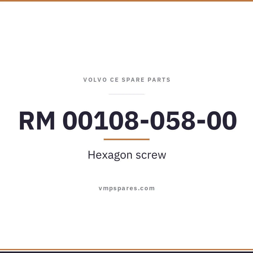 RM 00108-058-00 – Hexagon screw