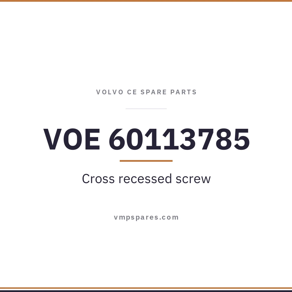 VOE 60113785 – Cross recessed screw