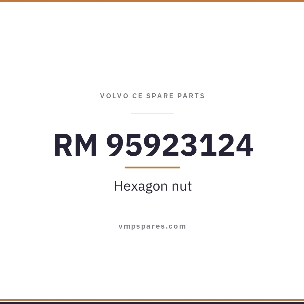 RM 95923124 – Hexagon nut