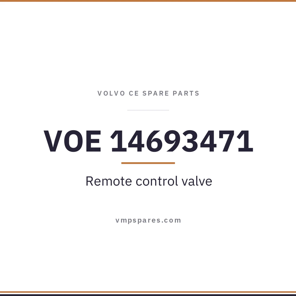 VOE 14693471 – Remote control valve