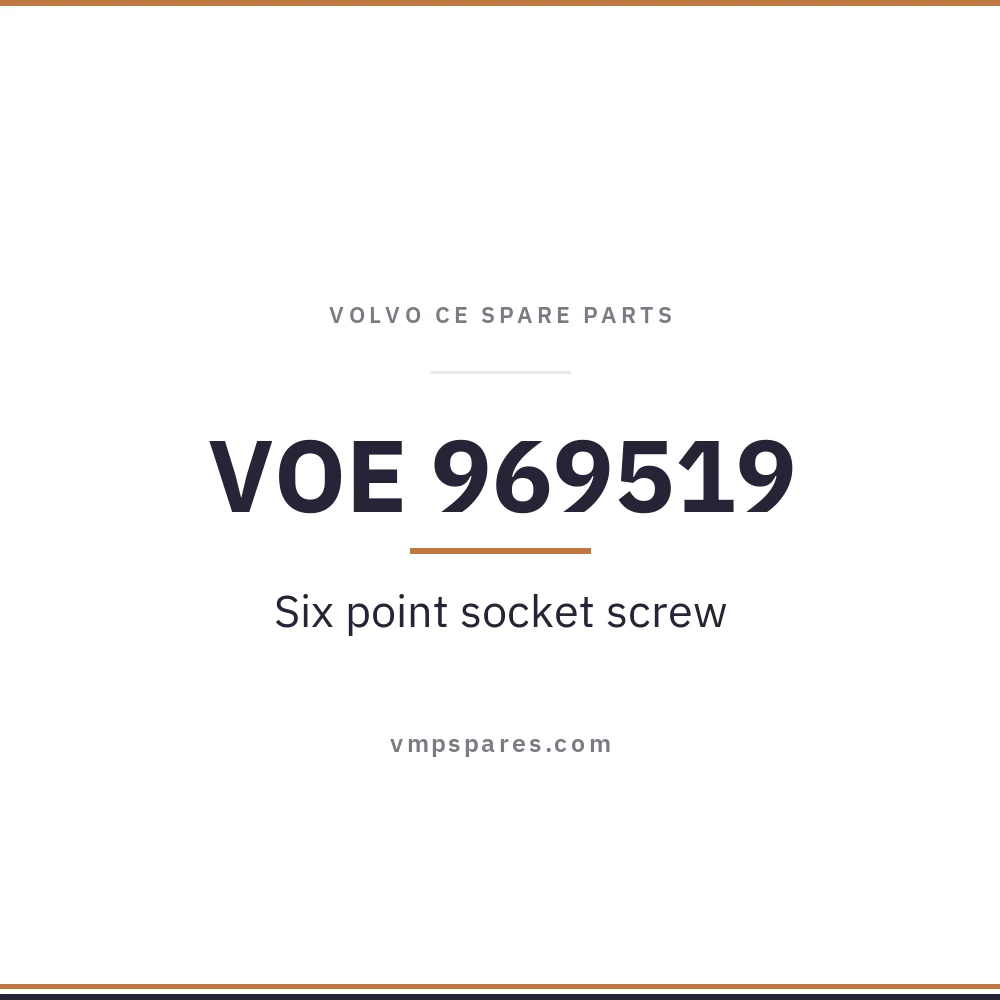 VOE 969519 – Six point socket screw