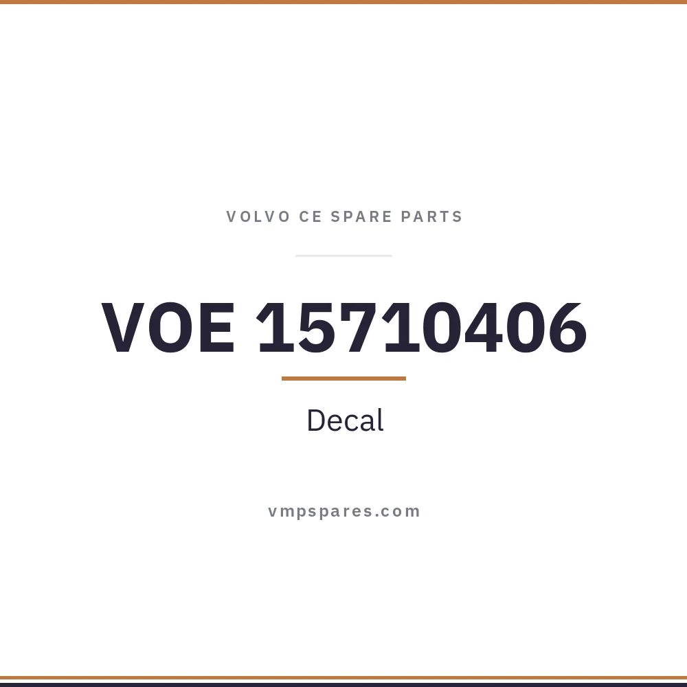 VOE 15710406 – Decal
