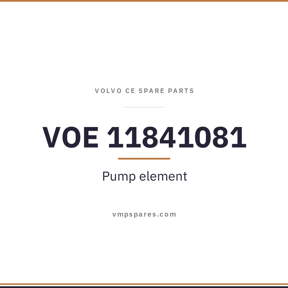 VOE 11841081 – Pump element
