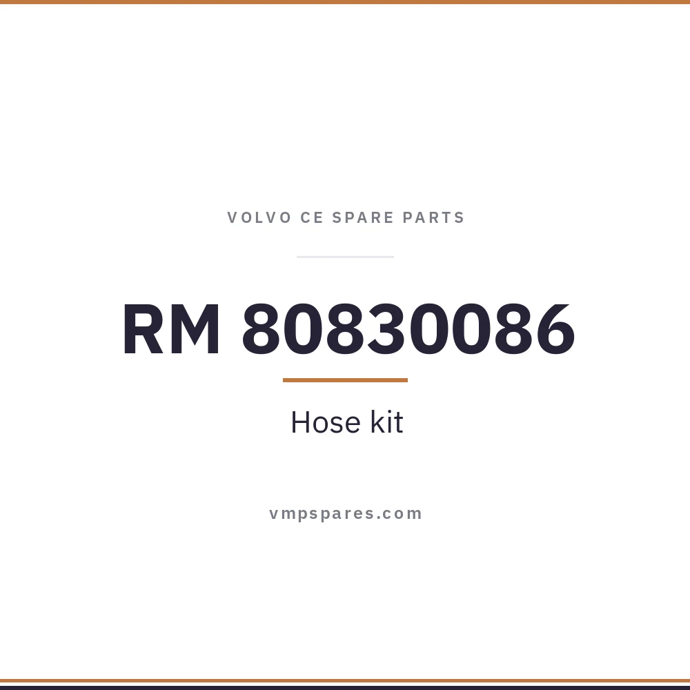 RM 80830086 – Hose kit