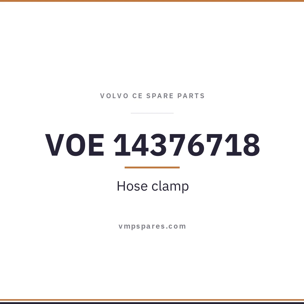 VOE 14376718 – Hose clamp